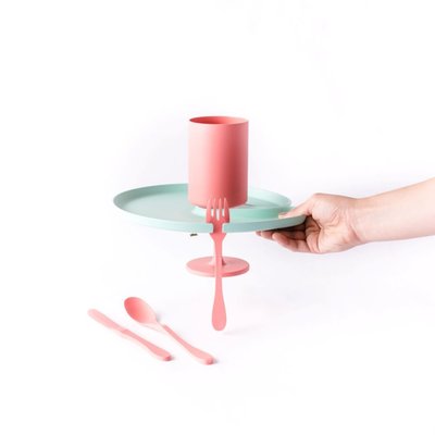 Eco Party Pack (5-Piece Set) - Coral & Mint