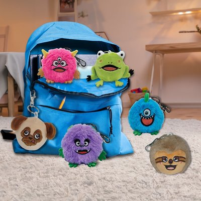 Plush Ball Jellies Bag Clip Collection - Cutie Creatures