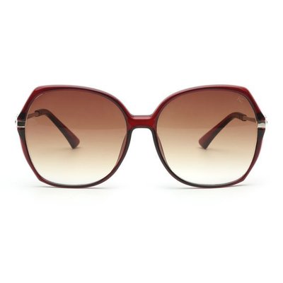 Mekayla Sunglasses - Brown Crystal Burgundy