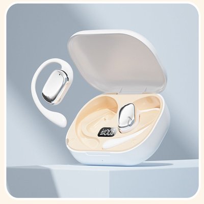 Over Ear Bluetooth Earbuds - Silver
