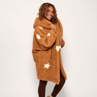 Unisex Sherpa Lounger - Stars (3 Color Options)