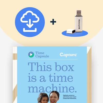 2-Item Time Capsule to Digital Download + USB