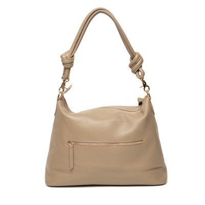 Leather Bag - Taupe