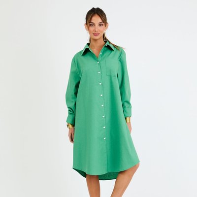 Linen Shirt Dress
