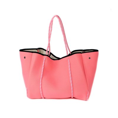 Everyday Tote with Pouch - Neon Pink