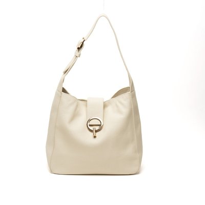 Madison Leather Handbag - Ivory