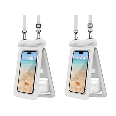 Waterproof Transparent Pouches - White
