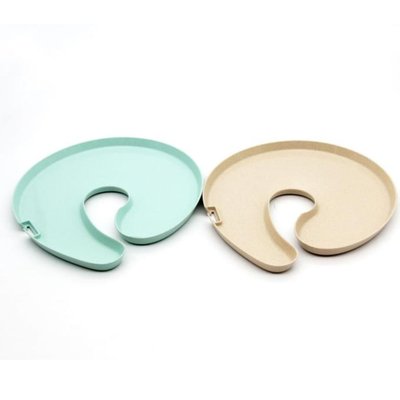 Eco Party Plate (Set of 2) - Sand & Mint
