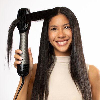 Air Straight Brush - Silver & Black
