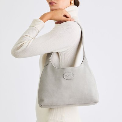 Celina Bag Suede - Light Gray