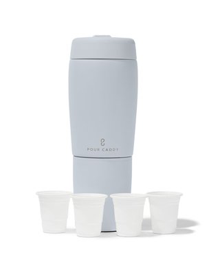 Pour Caddy Flask Set - Ice Blue