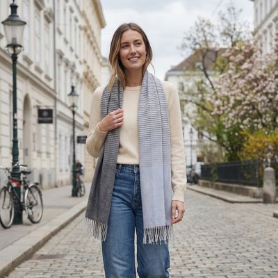 Positano Wrap - Deep Blue