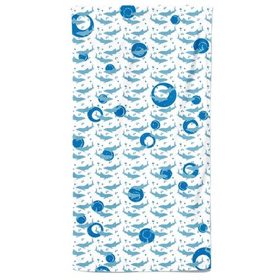 Upf 50 Towel - Shark Frenzie