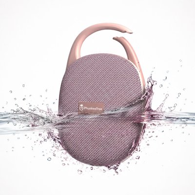 Waterproof Clip-On Speaker - Pink