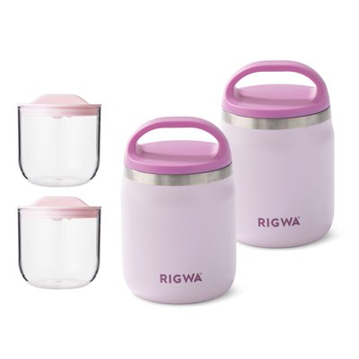 Pod  Food Jar (Set of 2) - Blush