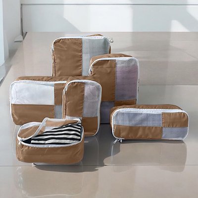 Packing Cubes (Set of 6) - Mocha