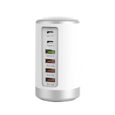 Power Tower Charging Ports - White
