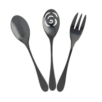 Serving (3-Piece Set) - Black Matte