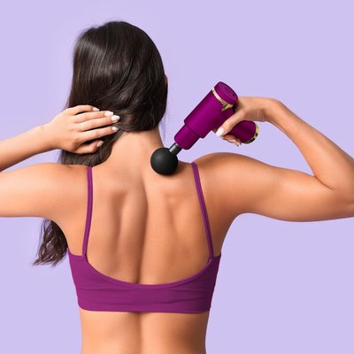 Deep Tissue Mini Massager - Plum