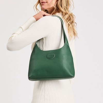 Celina Bag Leather - Forest  Green