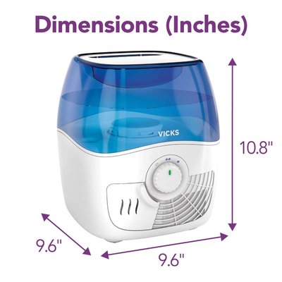 Vicks Cool Moisture Filtered Evaporative Humidifier