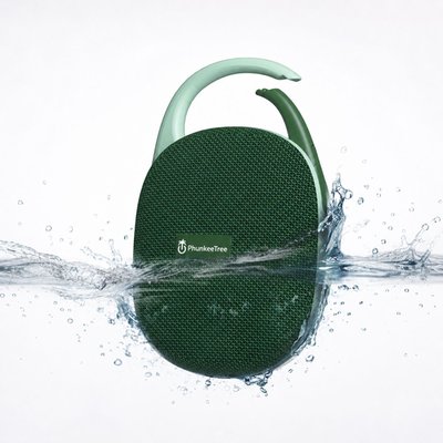 Waterproof Clip-On Speaker - Green