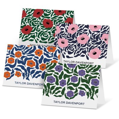 Folded Note Cards - Garden Party