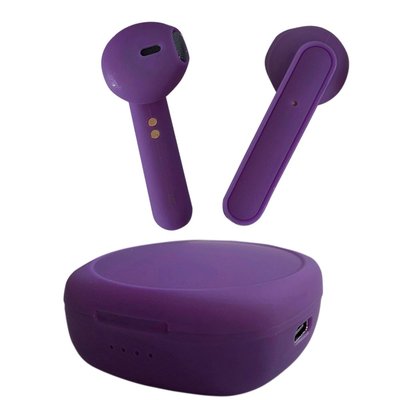 Wireless Earbuds & Charging Case - Royal Purple