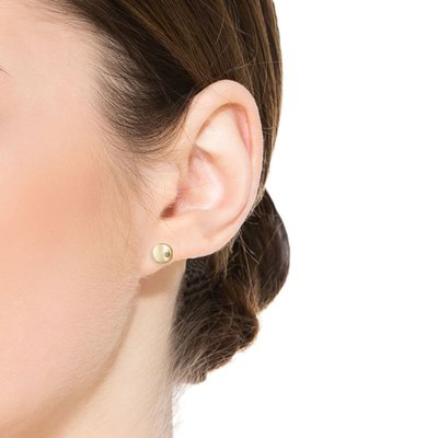 Pavé Disc Halo Stud Earrings