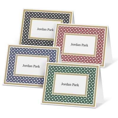 Folded Note Cards - Sophisticated Tile