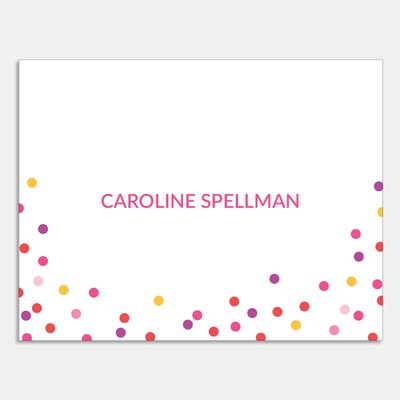 Folded Note Card Collection - Playful Pink