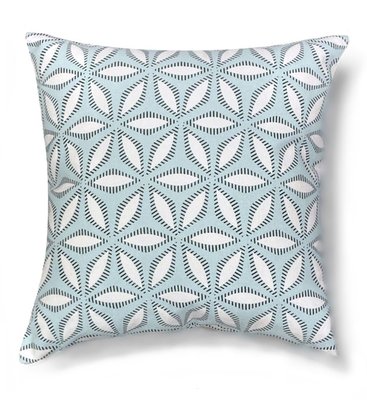 Square Pillow Cover - Blue Star