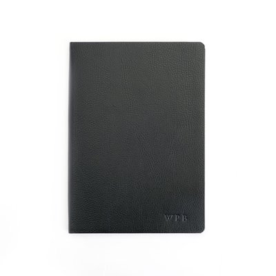 Monogrammed Leather Bound Journal - 7 Color Options