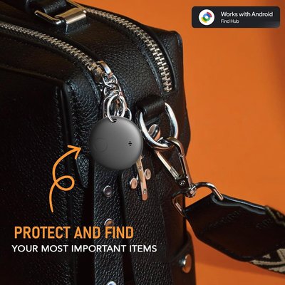 Android Tag Trackers (2 Pack) - Black/White