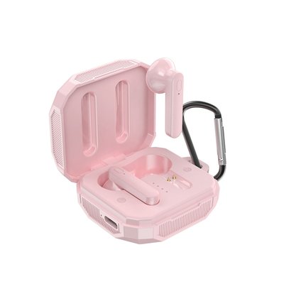 Solar Wireless Earbuds - Pink