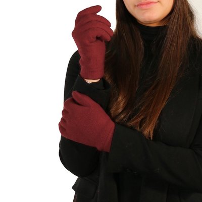 Cashmere 9" Gloves - Bordeaux