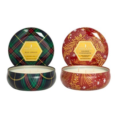 21-Ounce Candles - Blue Spruce & Gilded Cinnamon