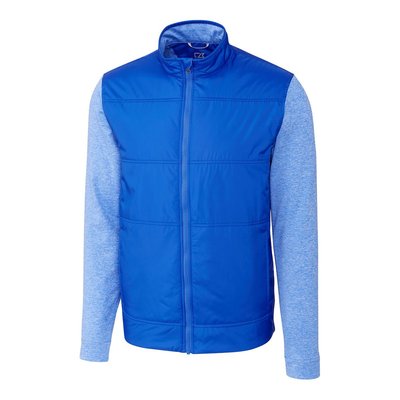 Stealth Hybrid Quilted Full Zip Jacket - Chelan Blue