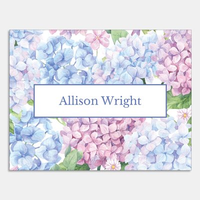 Folded Note Card Collection - Hydrangea Garden