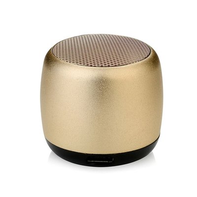 Bluetooth Mini Speaker - Metallic Gold