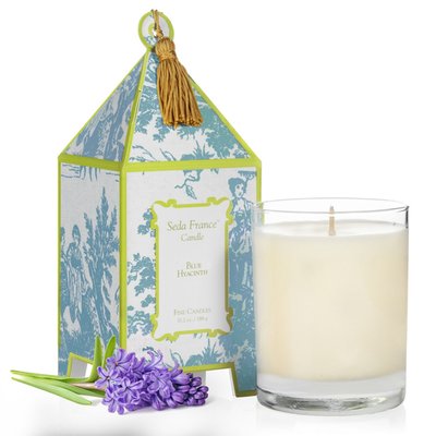 Pagoda Candle - Blue Hyacinth