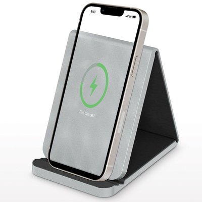 Folding Wireless Charging Stand - Grey/Black