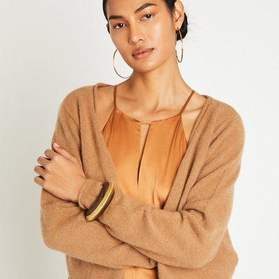 Katharine Cashmere Cardigan - Camel