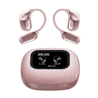 3-in-1 AI Smart Translator Earphones - Light Pink