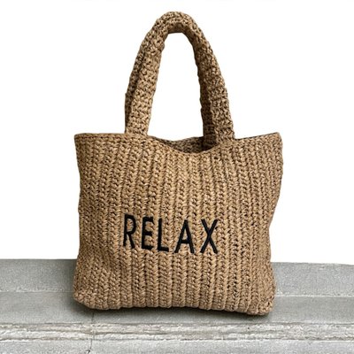 Crochet Tote - Relax - Natural