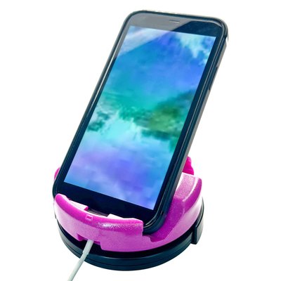 PLUS+ Glazed 360 Smartphone & Tablet Stand - Fuchsia