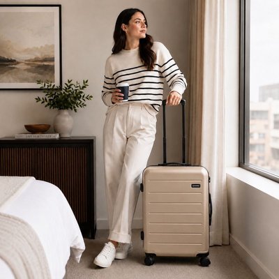 Travel System (4-Piece Set) - Taupe