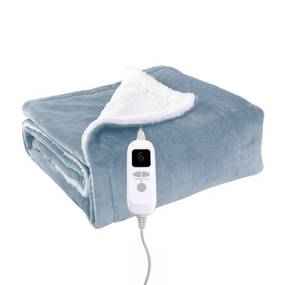 Heated Blanket - Slate Blue