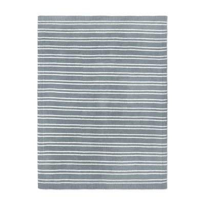 Double Stripe Blanket - Moonbeam/Cream