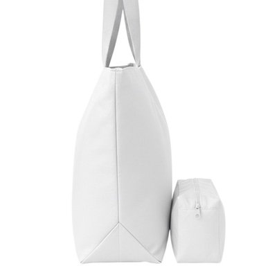 Tote & Pouch - White